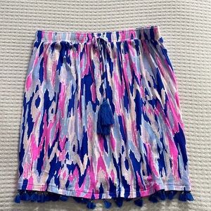 EUC LILLY PULITZER STRAPLESS TOP or Skirt SZ S